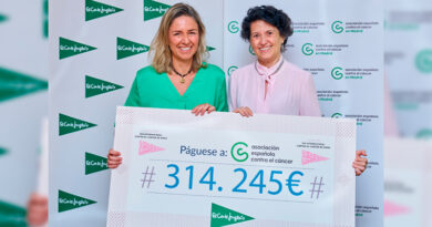 De izq a dcha, María Laviña y Ester Uriol, de El Corte Inglés