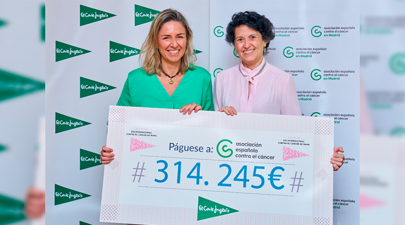 De izq a dcha, María Laviña y Ester Uriol, de El Corte Inglés