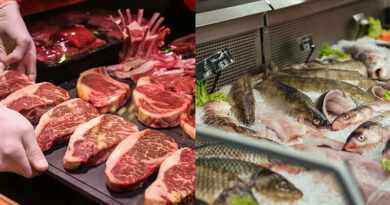 Mientras que la carne representa el 13,4% del volumen, según el observatorio de Aldi, el pescado y los mariscos sólo ocupan el 4,4%