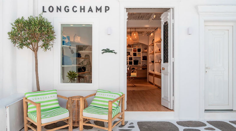 Longchamp abre nueva boutique en la isla griega de Mykonos