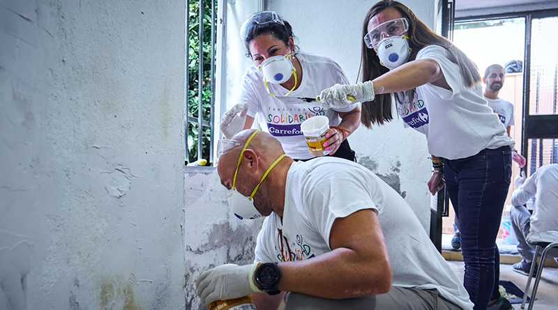 Durante la jornada, los participantes llevarán a cabo intervenciones como pintar y acondicionar estancias