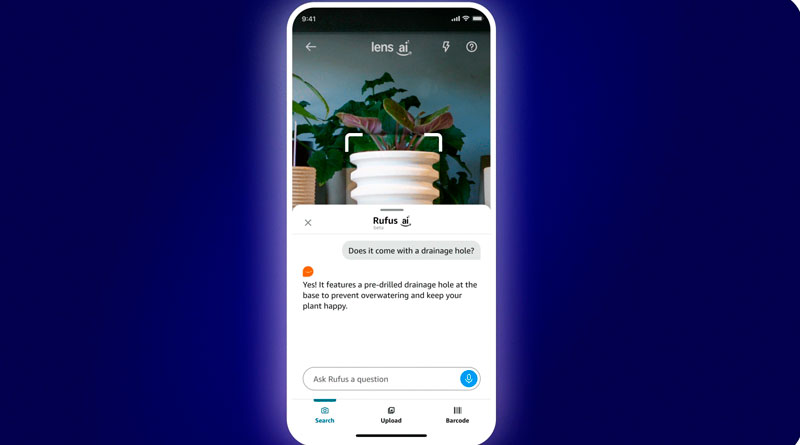 Amazon integra la búsqueda visual en su asistente de compra de IA