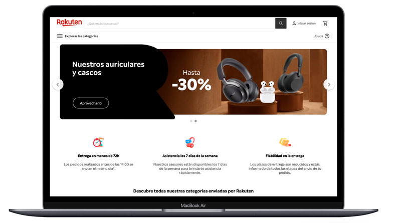 Rakuten lanza su marketplace en España e inicia su expansión europea