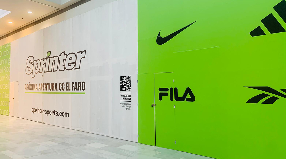 El local de Sprinter se ubicará en el interior y contará con una superficie de casi 900 metros cuadrados