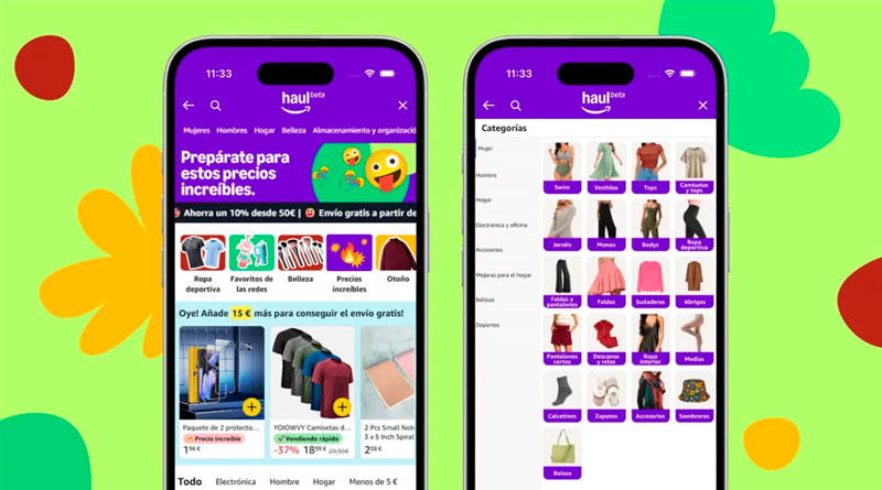 Amazon lanza Haul en España, su oferta para competir con Shein y Temu