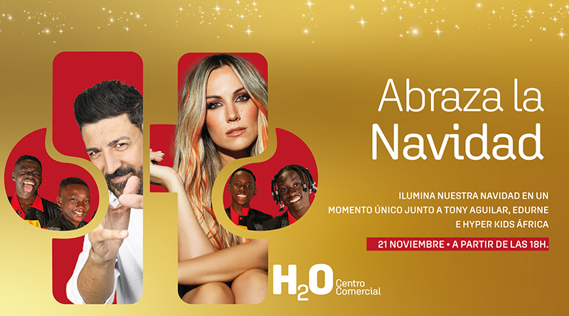 'Abraza la Navidad' es el título del Encendido de las Luces del centro comercial H2O, que coincide con el estreno de su nueva imagen corporativa