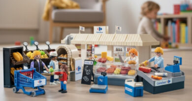 Cada set ha sido diseñado para capturar la esencia de los espacios más característicos del hipermercado