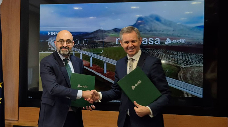 Adif y Mercasa se unen para impulsar el transporte ferroviario en los Mercas