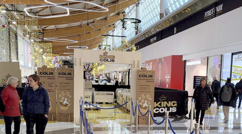 Del 1 al 6 de diciembre, el centro acogerá la pop-up store King Colis