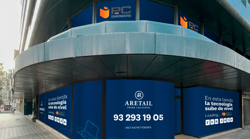 PcComponentes reubica su tienda de Barcelona para ganar más visibilidad