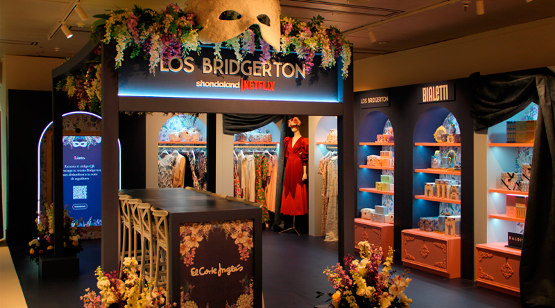 El Corte Inglés sorprende a los fans de Los Bridgerton con una pop-up