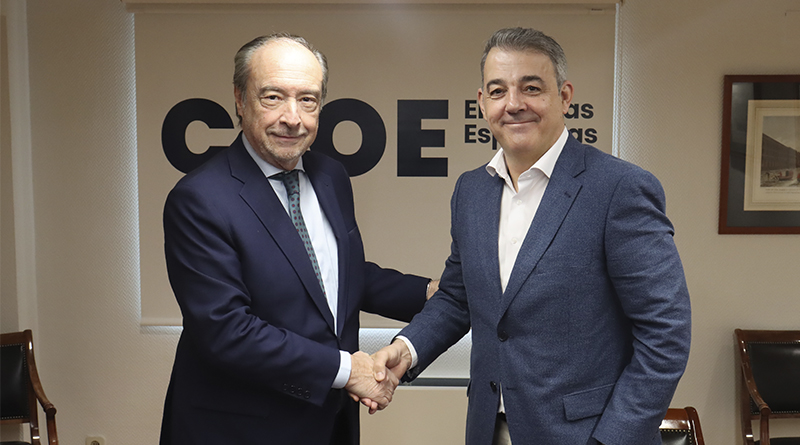 El acuerdo se ha rubricado por el presidente de ExpoRetail, Laureano Turienzo, y el secretario general de la organización empresarial, José Alberto González-Ruiz Martínez