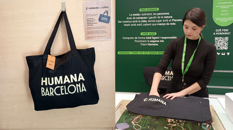 Humana y Coleo lanzan una bolsa 100% reciclada