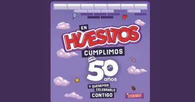 A su gama se suman variedades como Huesitos Blanco, Huesitos Superchoc y Huesitos Combix, así como propuestas estacionales como los turrones Huesitos